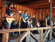 me, my wife and two friends in a band